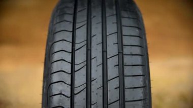 Bangkok, Tayland - 15 Ağustos 2024: Goodyear Eagle F1 spor lastiklerine yakın çekim    