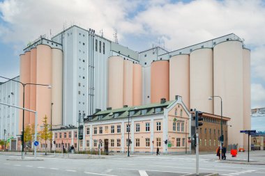 Malmö, İsveç - 19 Ekim 2023, Lilla Torg Malmö 'de, İsveç' in Skne bölgesinde, ülkenin en büyük üçüncü şehri..