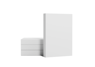 Boş kapaklı 4 tane kapak kitabı. 3d Hazırlama