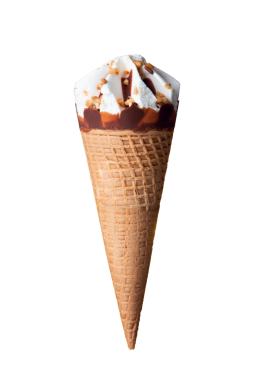 Kremalı dondurma koni
