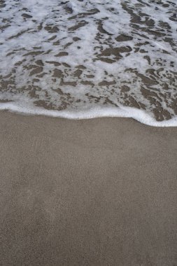 deniz suyu yüzeyi, kum ve dalgalar, doğa arkaplan