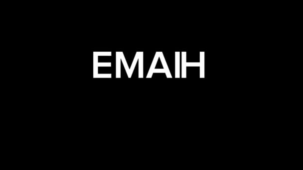Mail Marketing Text Animation Anzeigen Für Promotion — Stockvideo