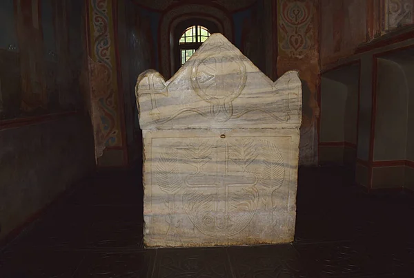 Marble Tomb Grand Duke Yaroslav Wise Sophia Cathedral Kyiv Ukraine — Stock Photo, Image