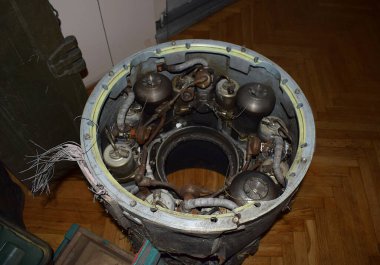 Rus füzesinin bir parçası Kiev üzerinde Ukrayna hava savunması tarafından düşürüldü..