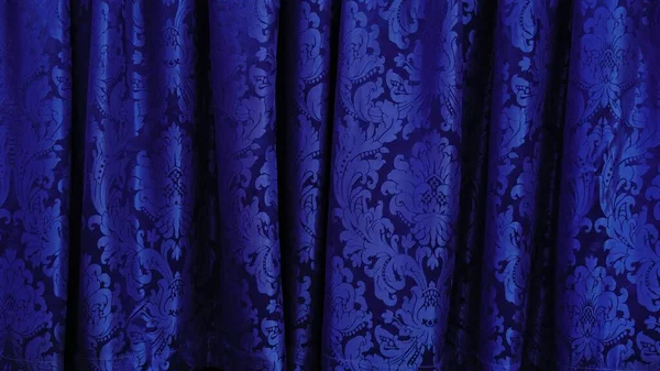 Голубая Ткань Качестве Фона — стоковое фото
