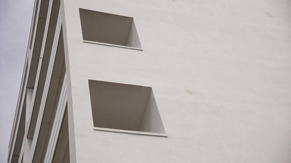 Minimalistic abstract facade as background