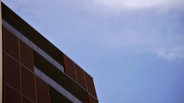 Facade Residential District Sky — Stock Photo, Image