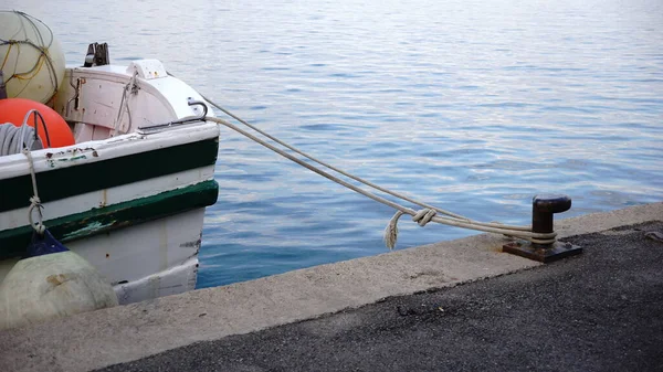 Bateau Pêche Amarré Dans Port — Photo