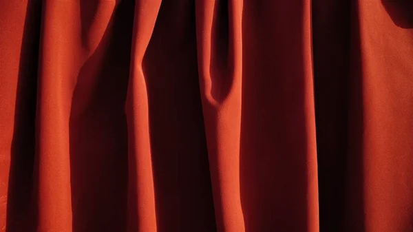 Waving Red Fabric Background — Stock Photo, Image