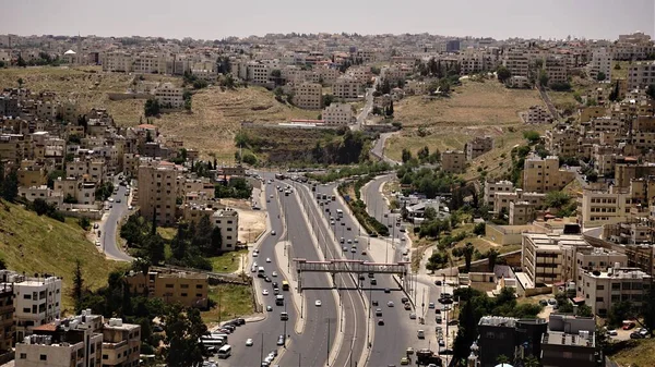 Entrée Autoroute Ville Moyen Orient — Photo