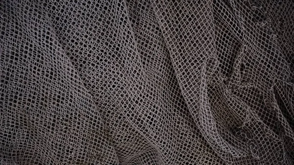 hanging fishing net texture as background