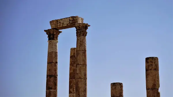 Останки Римлян Аммане — стоковое фото