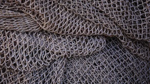 rustic fishing net texture abstract background