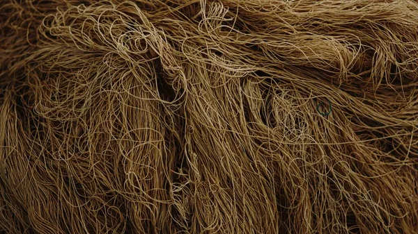background of tangled chaotic threads