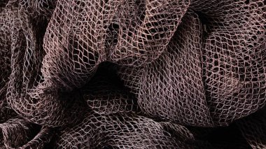 Siyah ağ kumaşının arkaplanı