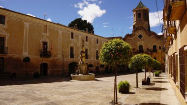 Köy sokağının arka planı