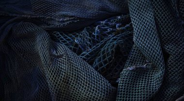 Endüstriyel aşınmış koyu yeşil kumaş arka plan