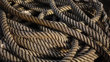 Arkaplan olarak endüstriyel halat dokusu