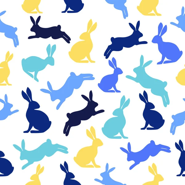 Modern Asgari Tarzda Tavşanlı Kusursuz Bir Şekil Çin Yeni Yılı — Stok Vektör