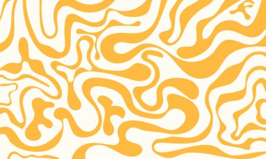 70 'ler, 60' lar tarzında modaya uygun vektör arkaplanı. Dalgalarla soyut yatay arkaplan