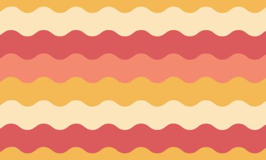 70 'ler, 60' lar tarzında modaya uygun vektör arkaplanı.