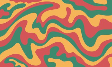 70 'ler, 60' lar tarzında modaya uygun vektör arkaplanı.