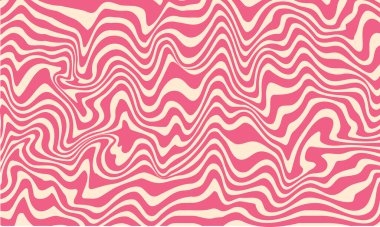 Psikedelik girdap deseni. 70 'ler, 80' ler tarzında harika bir sıvı arka plan. Vektör.