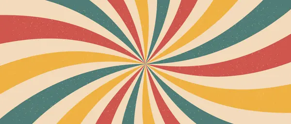 Retro background of the 70s. Abstract vintage background. Vector