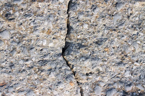 Трещины Повреждения Бетонной Стены — стоковое фото