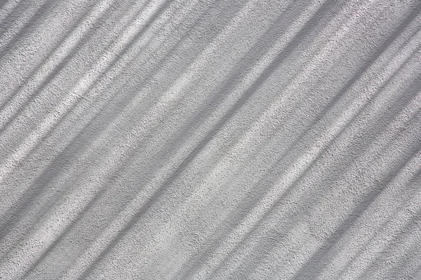 Νέος Τραχύς Λευκός Σοβάς Κοκκώδη Επιφάνεια Και Διαγώνιες Σκιές — Φωτογραφία Αρχείου