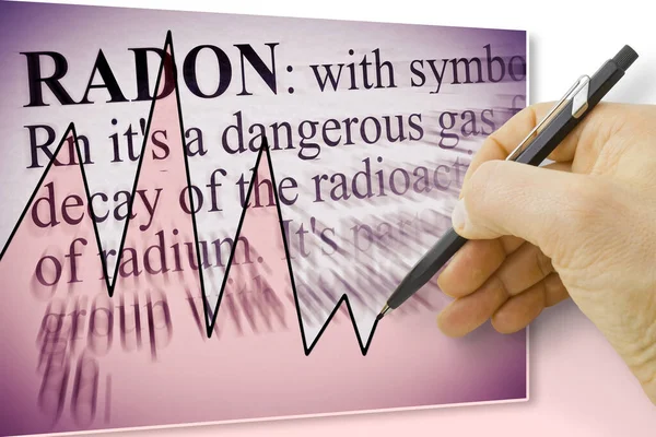 Definição Gás Radão Perigoso Uma Minha Definição Pessoal Não Infringe — Fotografia de Stock