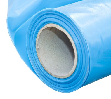 Yapının sıcak kısmından, çatı ve duvarın soğuk kısmına olan buhar geçişini kısıtlamak için polietilen koruma bariyeri - kolay seçim için izole edilmiş görüntü