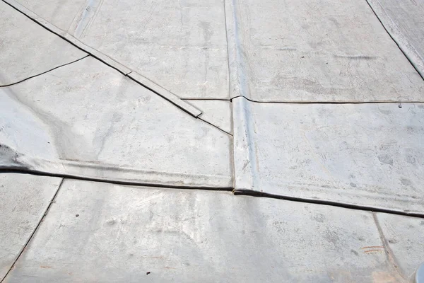 Nce Kurşun Levhalı Eski Kurşun Çatı Detayı — Stok fotoğraf
