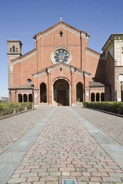 San Bernardo Chiaravalle Fidenza古寺 意大利 — 图库照片