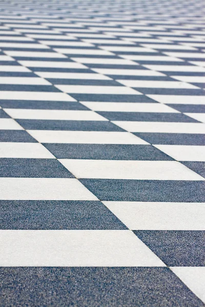 Мбаппе Прокладке Знаменитой Площади Масканьи Ливорно Особым Дизайном Шахматной Доски — стоковое фото