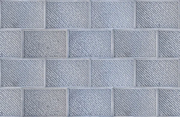 歩行者ゾーン用の矩形形状の石ブロックで作られた新しい舗装 レンダリングアプリケーションに役立つシームレスなパターン画像 — ストック写真