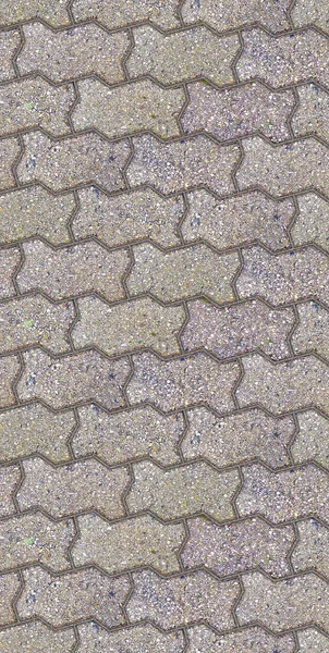 Бетонный Блок Пола Собранный Песчаной Подложке Тип Пола Проницаемый Дождевой — стоковое фото