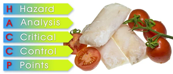 Haccp Hazard Analysis Critical Control Points Food Safety Quality Control — Stock Photo, Image