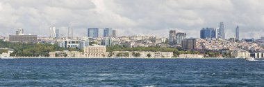 İstanbul 'un İstanbul Boğazı' ndan alınan yeni kentinin panoramik görüntüsü - görünür herhangi bir damga kaldırıldı