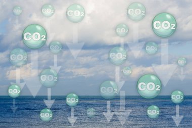 CO2 karbondioksit emisyonları okyanuslar tarafından emilir denizlerin ısınmasına ve suların asitleşmesine neden olur.