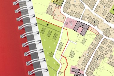 Hayali Şehir Planı kavramı - Bölgelendirme bölgeleri, kentsel hedefler, arazi kullanımı, inşa edilebilir alanlar ve arazi arazisi kavramı ile imar düzenlemeleri