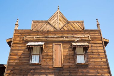 Calico - ghost town and former mining town in San Bernardino County - California, United States - Located in the Mojave Desert region of Southern California it was a silver mining town clipart