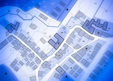 Hayali Kadastro ve Genel Şehir Planlama Belgeleri - Bölgelendirme yönetmelikleri, imar bölgeleri, kentsel hedefler, arazi kullanımı, inşa edilebilir alanlar ve arazi konsepti