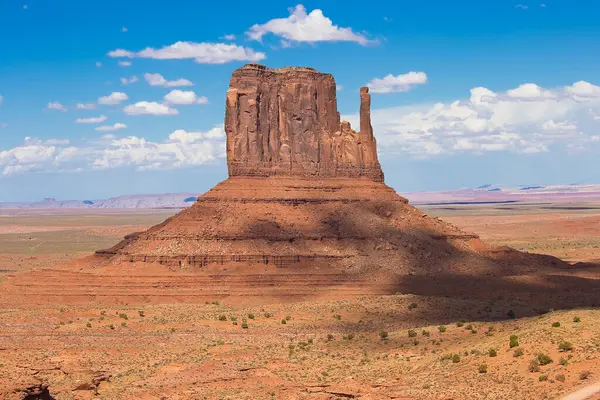 stock image The Monument Valley in Utah Arizona state - The valley is considered sacred by the Navajo Nation - USA