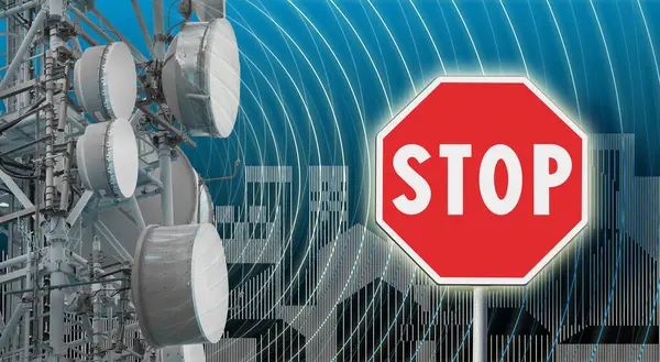 ELEKTRİKROMAGNETİK POLİTİKASYONU POLİTESİ - Yerleşim yerlerindeki elektromanyetik kirlilik hakkında uyarı - Üs radyo istasyonu, elektromanyetik emisyon alanları ve dur işareti