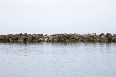 Kayalık Atölye Hattı 'na sahip Calm Denizi, Horizon' da kayıp olan Soft Denizi ve bir TRANQUİL,