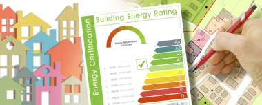 Bina Yapılandırması ve Bina Bilgileri Derecelendirme Sözleşmesi - Enerji Sertifika Kuruluşları Yönetmeliği (EPBD) adlı yeni Avrupa yasasına göre Enerji Sertifikalama Sınıfları)