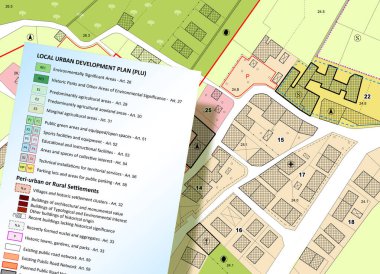 URBAN DEVELOPMENT VE URBAN ZONING Haritası KONUŞTU - İstatistiksel arazi kaydı ve imar düzenlemeleri, arazi kullanımı sınıflandırması, inşa edilebilir alanlar ve kentsel planlama hedefleri ile Kentsel Planlama