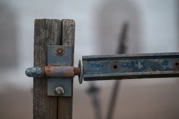 Kapatma cihazının ayrıntıları. Yüksek kalite fotoğraf