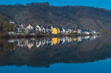 Almanya 'da Moselle' de Alken yakınlarında. Yüksek kalite fotoğraf